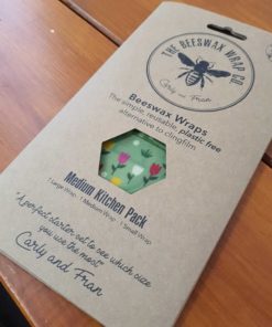 Beeswax wraps in Halifax Just Gaia in Medium Kitchen Pack option