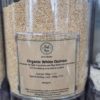 Organic quinoa in the Just Gaia zero waste grocery in Halifax, West Yorkshire