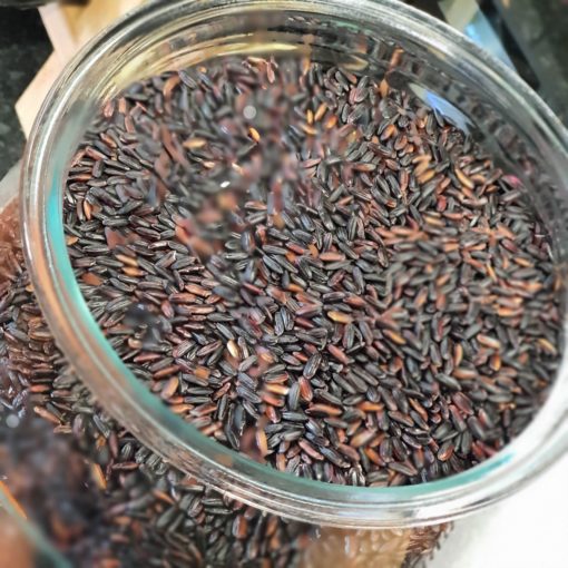Black nerone Rice in the Just Gaia zero waste grocery in Halifax, West Yorkshire