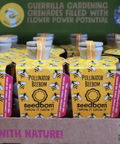 Pollinator Beebom in retail display box from the Kabloom Seedbom in Halifax Just Gaia