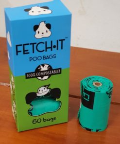 Fetch-It compostable poo bags at Just Gaia