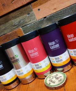 Klean Kanteen 12oz insulated coffee cup range at Just Gaia