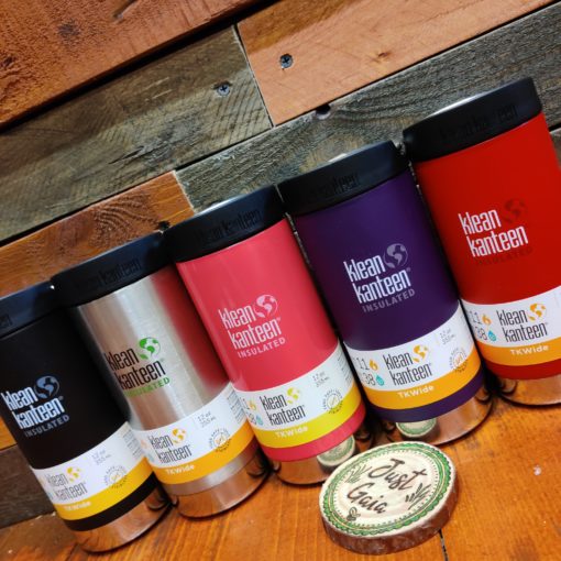 Klean Kanteen 12oz insulated coffee cup range at Just Gaia