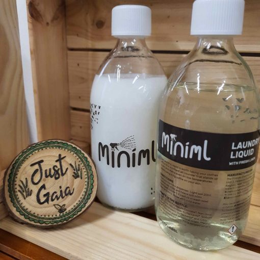 Laundry liquid Detergent and Fabric conditioner by Miniml inRELOAD Liquid Refills at Just Gaia