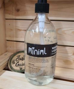 Our Miniml Washing Up Liquid Refill and Bottle at Just Gaia Halifax
