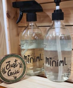 Our Miniml Washing Up Liquid Refill and Anti Bac cleaner spray refills Bottle at Just Gaia Halifax