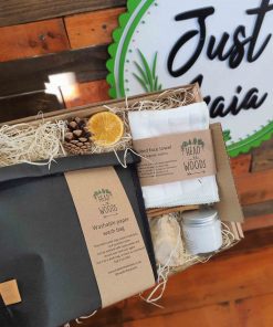 Hot Cloth Cleanser Gift Set in gift box at Just Gaia