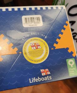 Plastic Free RNLI Lifeboat playset back of box from in store at Just Gaia Halifax UK