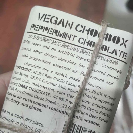 Vegan Chocolate Bar