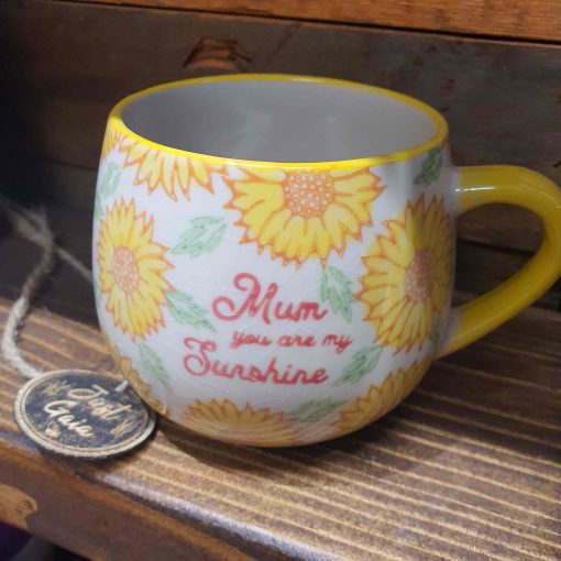 Mum you are my sunshine mug at Just Gaia Halifax from our gift ideas made by Sass & Belle
