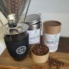 Speciality coffee at Just Gaia in Tubes, Tins and zero waste coffee refills such as columbian speciality coffee refills.