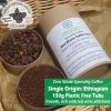 Single Origin Natural Ethiopian Speciality Coffee Tube at Just Gaia beans only tubes or ground to order tubes. Plastic Free packaging and zero waste refills.