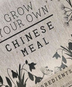 Grow your own Chinese meal