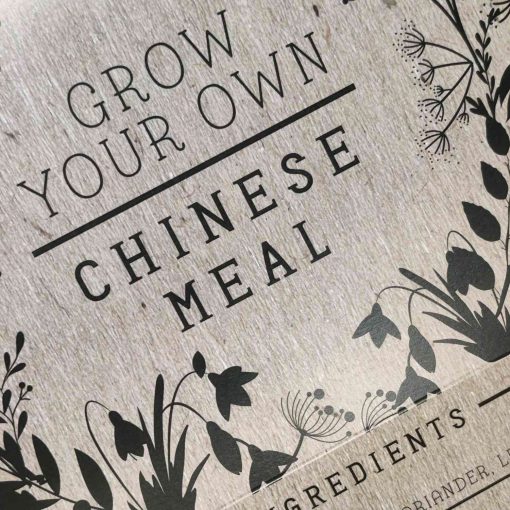 Grow your own Chinese meal