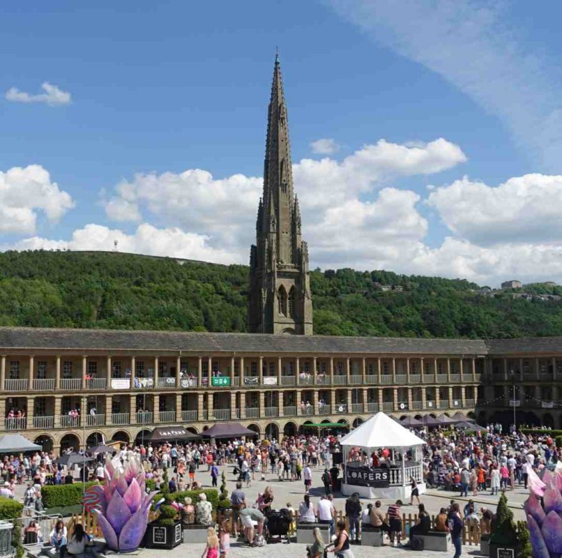 Great Get Together Halifax at The Piece Hall. View of The Piece Hall Courtyard
