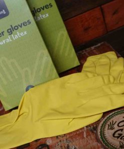natural latex rubber gloves