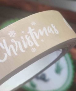 zero waste Christmas paper tape