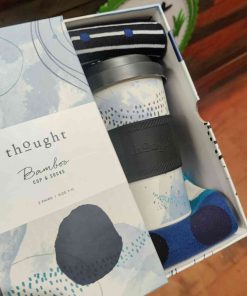 Thought cup and sock gift set