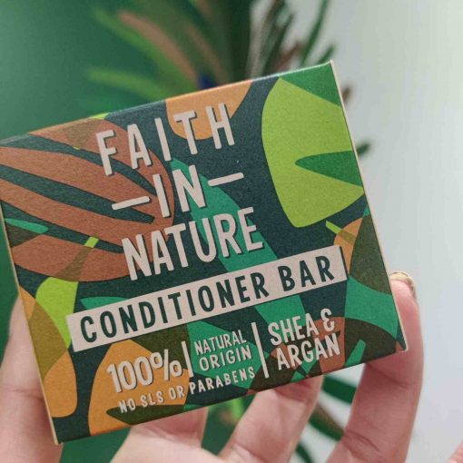 Faith in Nature conditioner bar with Shea and Argan