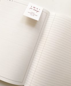 Vent coffee bean notebook