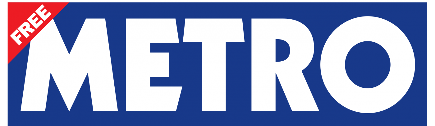Metro Logo featuring Just Gaia in the paper