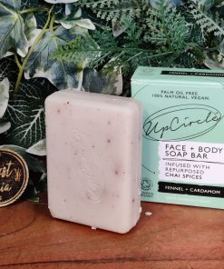 UpCircle face and body soap.