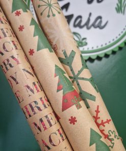 zero waste Christmas wrapping paper
