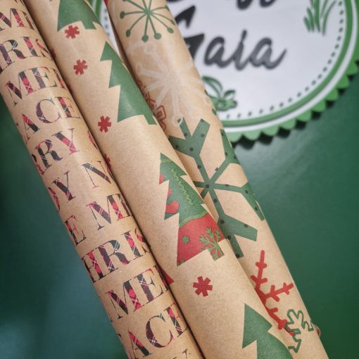 zero waste Christmas wrapping paper