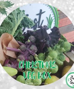 Just Gaia organic Christmas veg box example for 2022