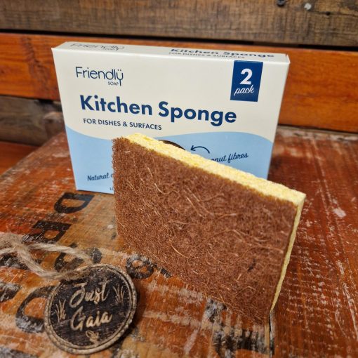 Friendly soap sponge and scourer
